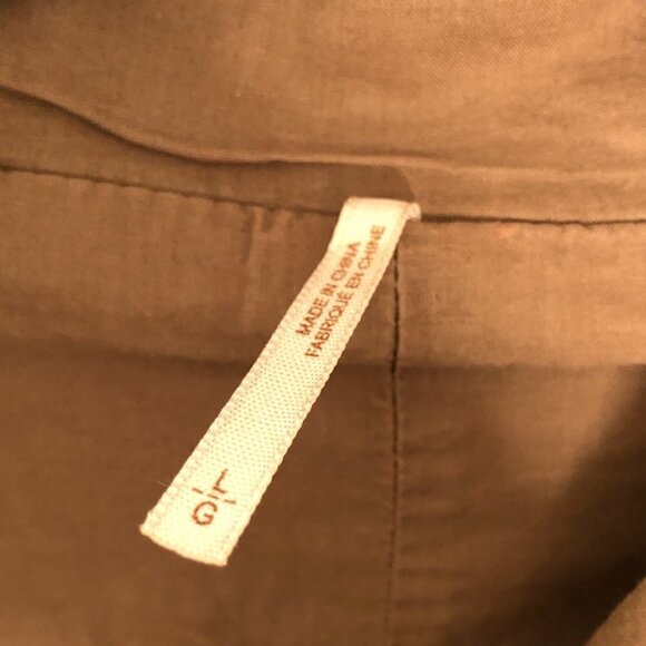 Free People Golden Quills Jacket Green Military Utility Fancy Large Parka - Picture 3 of 7